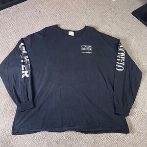Otakon Gofer Anime Convention Black Long Sleeve Shirt ADULT 2XL